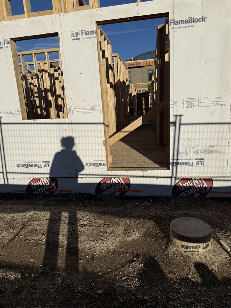 Walls taking shape at the new hospital